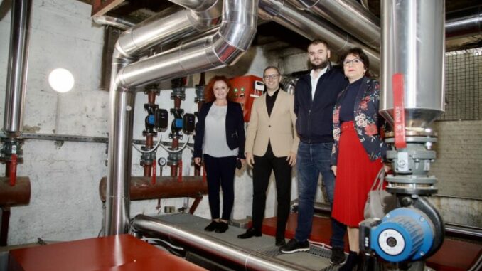 Пробни рад нове школске котловнице Пробни рад нове школске котловнице