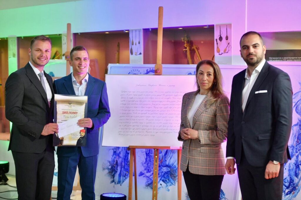 Милош Поповић побједник конкурса “Срце пише ћирилицу” (13.5.2023.)