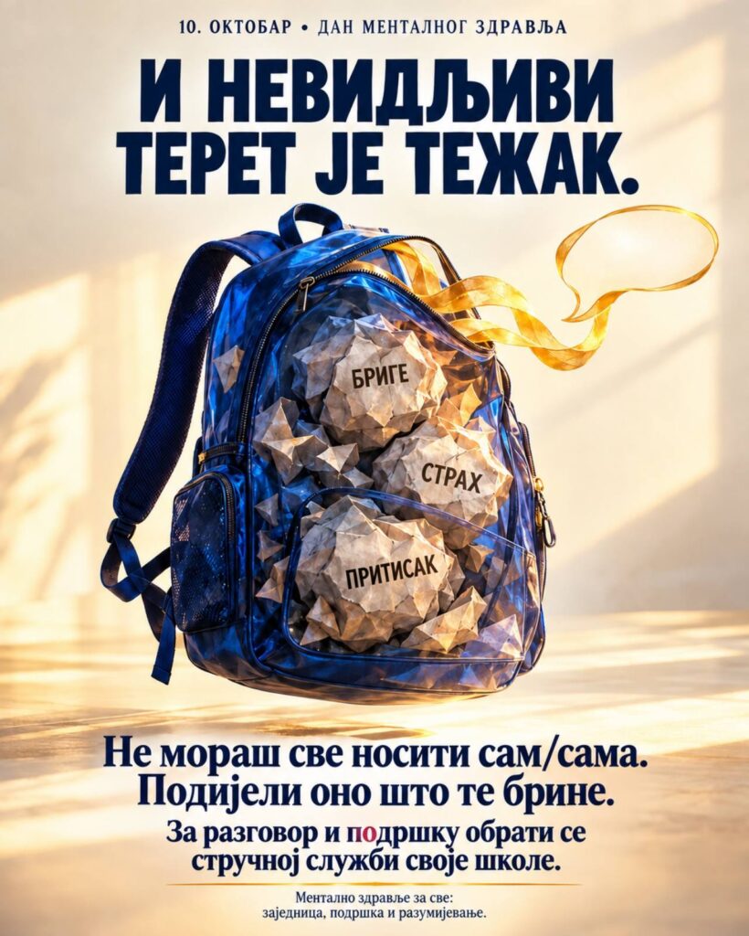 Поводом 10.октобра, Дана менталног здравља